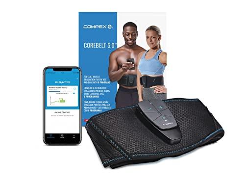 Compex Corebelt 5.0 Elettrostimolatore Unisex Adulto, Nero, S/M