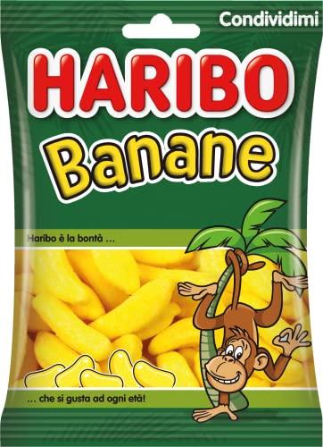 Haribo Banane - Caramelle Gommose al Gusto Banana - 175g