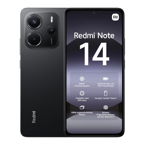 Smartphone Xiaomi Redmi Note 14 6+128GB Nero
