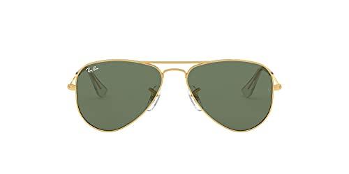 Ray-Ban 9506s Occhiali da Sole Oro/Verde Classico - Unisex Bambini e Ragazzi