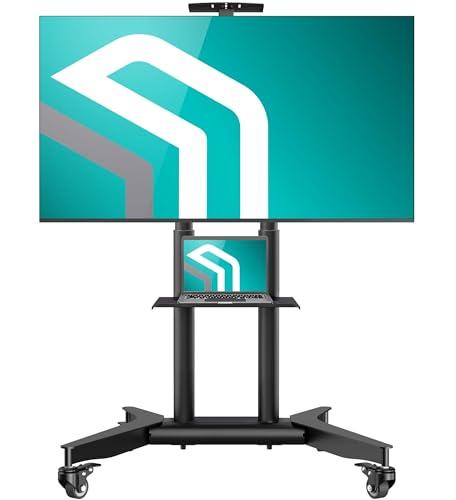 ONKRON TS1571-B Porta TV Mobile con Ruote per Schermi 32-75