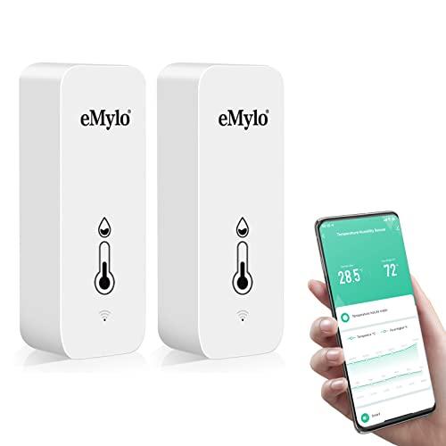 eMylo Termometro Igrometro WiFi Interno (2 Pack)