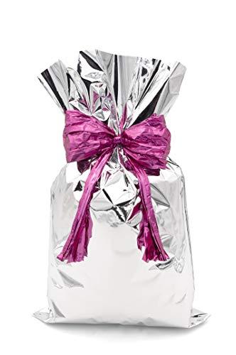 Italpak Sacchetti Regalo Argento Metallizzato - 10x15cm, 50 pz