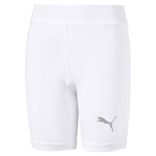 Puma LIGA Baselayer ShortTight Jr Leggins, Unisex bambini, Puma White, 164