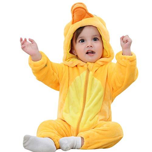 Pagliaccetto Unisex Bambina Flanella Anatra - ANUFER