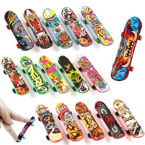 JEYORZY 16 Mini Skateboard da Dito - Divertimento e Abilità a Portata di Mano