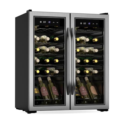Klarstein Vinamour - Frigorifero per Vino a 2 Zone - 36 Bottiglie