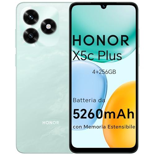 HONOR X5c Plus Ocean Cyan, Smartphone 4G con Batteria a Lunga Durata e Ampio Spazio di Archiviazione