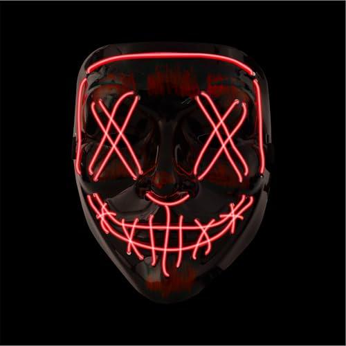 Maschera LED Halloween ispirata a The Purge