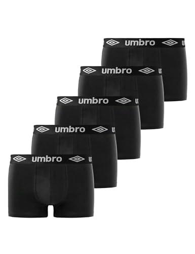 UMBRO Boxer Uomo 100% Cotone - Set da 5