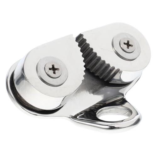 Strozzascotte in Acciaio Inossidabile con Anello Guida per Barche a Vela, Kayak e Gommoni