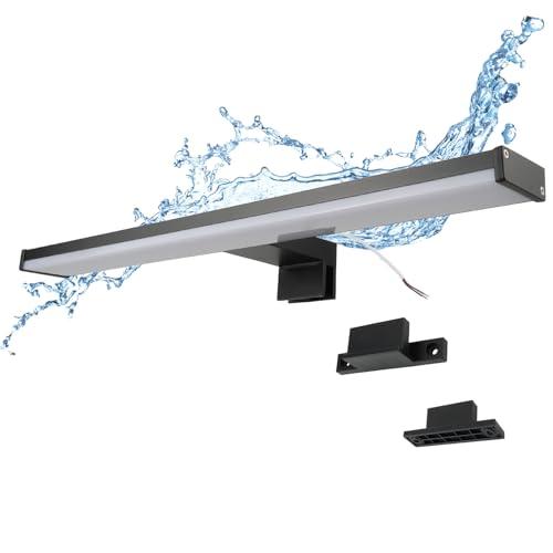 Alpinaluz Applique LED da Specchio Nero per Bagno - 40cm 8W