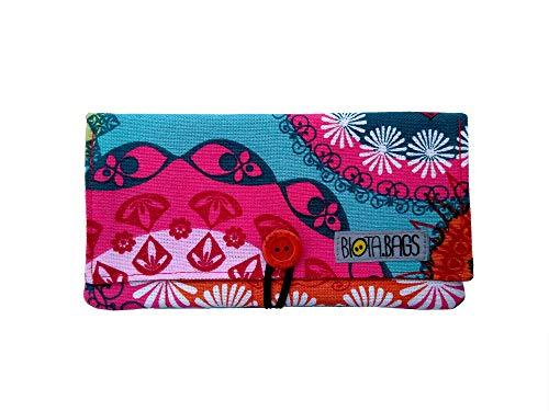 Portatabacco in tessuto Mandala, Custodia fatta a mano, Astuccio di tessuto, Borsello per sigarette, Regalo per fumatori
