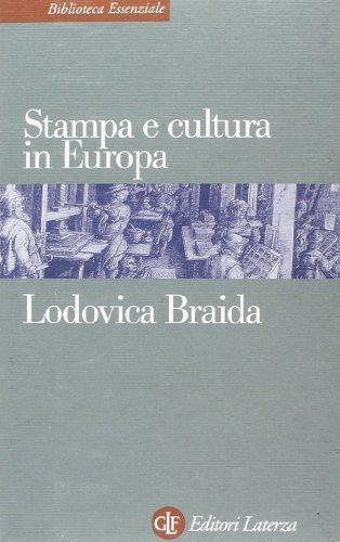 Stampa e cultura in Europa tra XV e XVI secolo