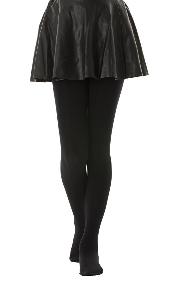 Gi&Gi Collant da ballo per bambine BIMBA, 50 denari opachi .indicati anche per le lezioni di danza e collore bianche rosso marrone...2202 (IT, Età, 8 anni, 10 anni, Regular, NERO)