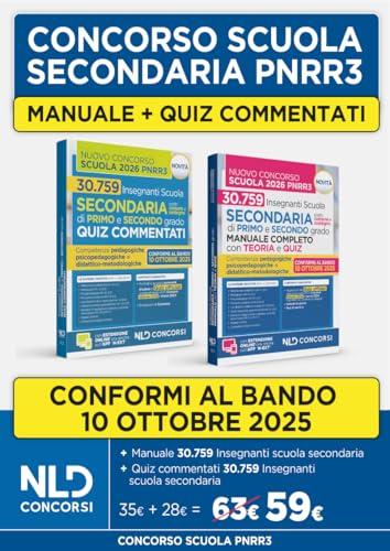 Concorso scuola PNRR3 Secondaria: kit completo per la prova scritta 2025-2026