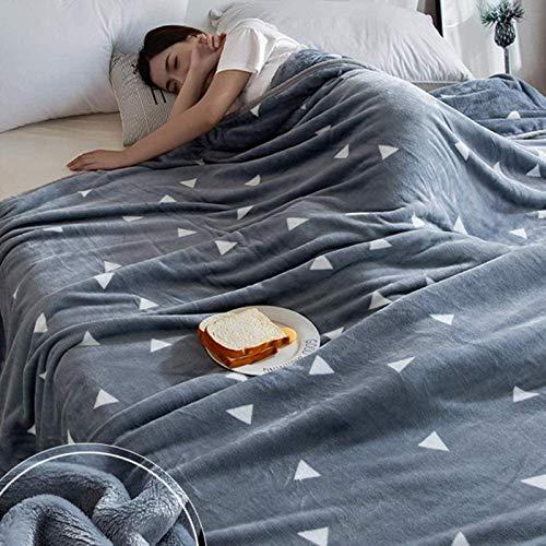 Coperta Plaid in Pile Morbido e Caldo per Autunno e Inverno