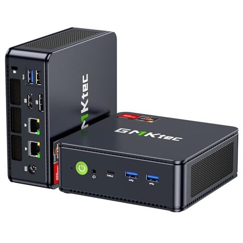 GMKtec Gaming Mini PC Ryzen 5 7640HS (Superiori al 6800H) con Grafica AMD Radeon 760M, 16GB DDR5 + 512GB PCIe3.0 SSD, Mini Computer con Doppia LAN 2.5G/WiFi 6E/Triplo Display 4K/USB 4.0 per Gaming