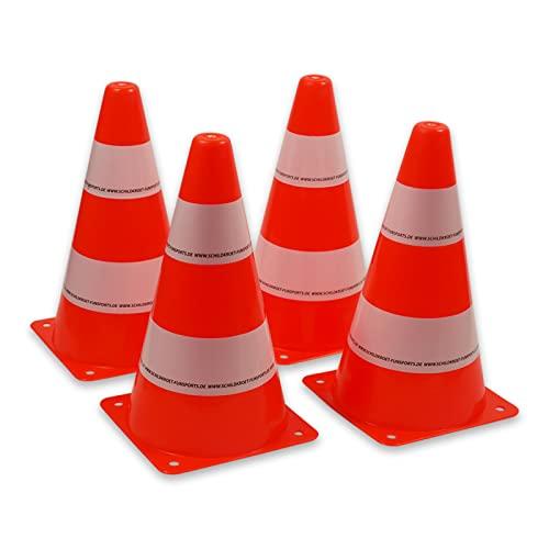 Schildkröt Set di 4 Coni Segnaletici Arancioni