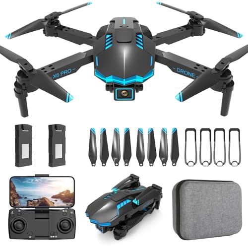 Drone con Telecamera 1080P Pieghevole Drone RC Quadcopter Telecomandati Droni per Principianti e Bambini/Adulti, Giocattoli Regalo per Ragazzo e Uomo