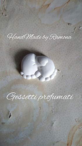 Gessetti profumati piedini con cuore