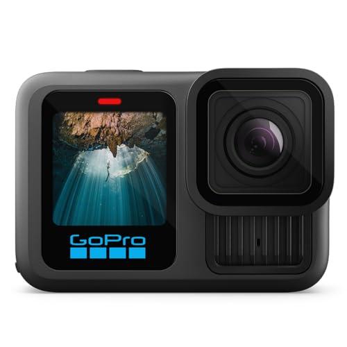 GoPro HERO13 Black - Action camera impermeabile con video 5.3K60, foto da 27 MP + compatibilità con obiettivi serie HB