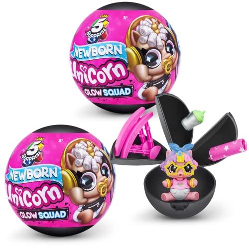5 Surprise Unicorn Squad Newborn Series 6 - Confezione da 2 Capsule Misteriose