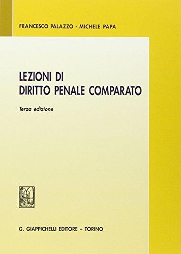 Lezioni di diritto penale comparato