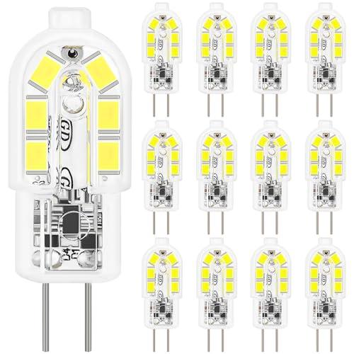 Lampadine LED G4 2W Bianco Freddo 6000K (12 Pezzi)