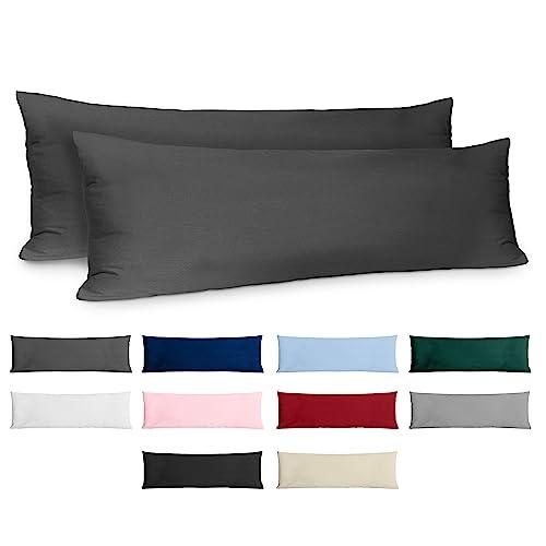 Federe 40x145 Cotone Rinforzato Dreamzie (Set da 2) - Antracite