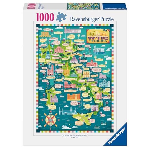 Ravensburger - Puzzle 1000 Pezzi Tour dei Vini d'Italia