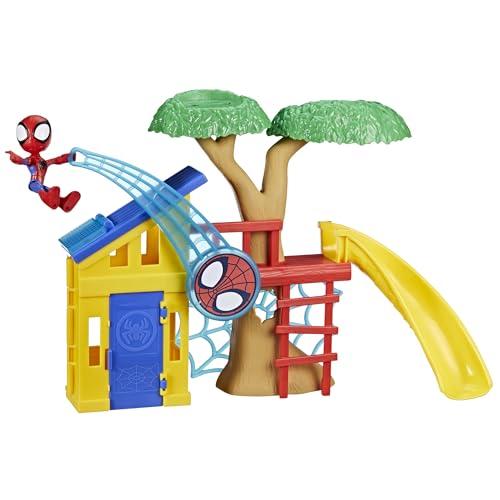 Hasbro Marvel Spidey And His Amazing Friends, playset Il Parco Giochi di Spidey con Action Figure di Spidey