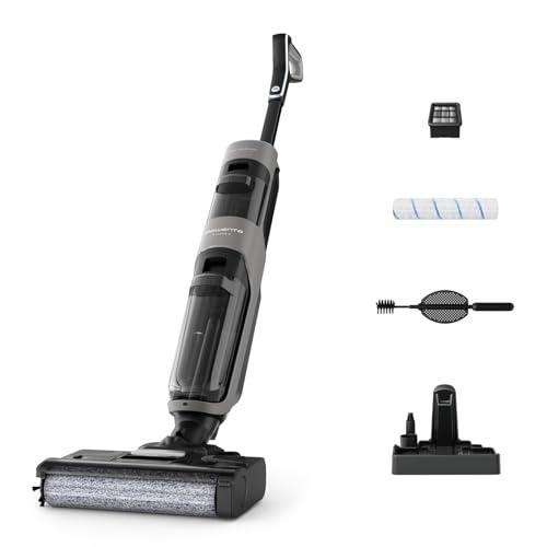 Rowenta X-Clean 4, Lavapavimenti Senza Fili con Auto-Propulsione e Rilevazione Automatica dello Sporco, Doppio Serbatoio e Sistema di Autopulizia, Autonomia 50' per Tutti i Tipi di Pavimenti, GZ5036