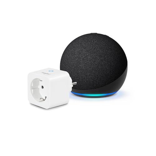 Echo Dot (5ª generazione) | Antracite + Sengled Smart Plug - Kit di base per Casa Intelligente