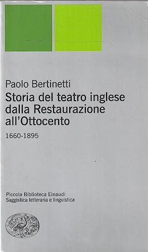 Storia del teatro inglese dalla Restaurazione all'Ottocento (1660-1895)