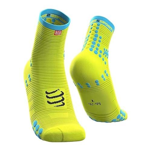 Compressport PRO Racing Socks v3.0 Run High Gialle - Calze da Corsa Performance
