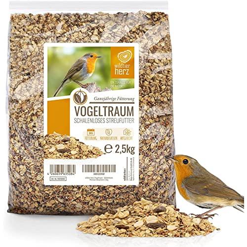 Wildtier Herz Mangime Uccelli Selvatici - 2.5 kg Semi Senza Guscio