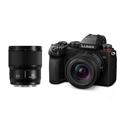 Panasonic Lumix DC-S5DWE-K Kit Mirrorless Full Frame con Obiettivi 18-40mm e 50mm