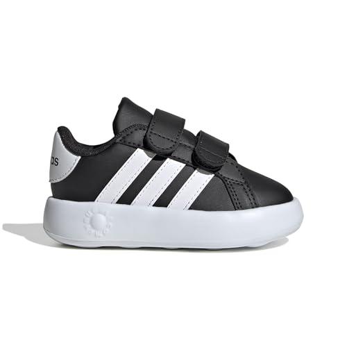 Adidas Grand Court 2.0 Bambino - Scarpe Sportive Nere e Bianche