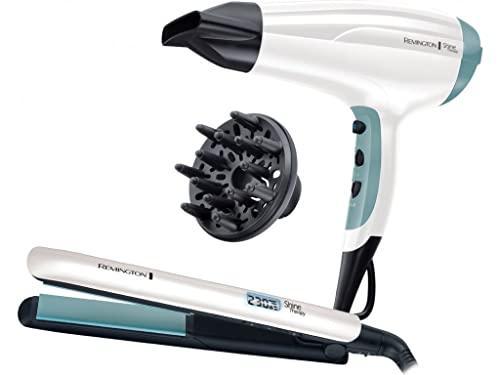 Remington Shine Therapy Kit S8500GP: Seccador e Piastre Liscianti
