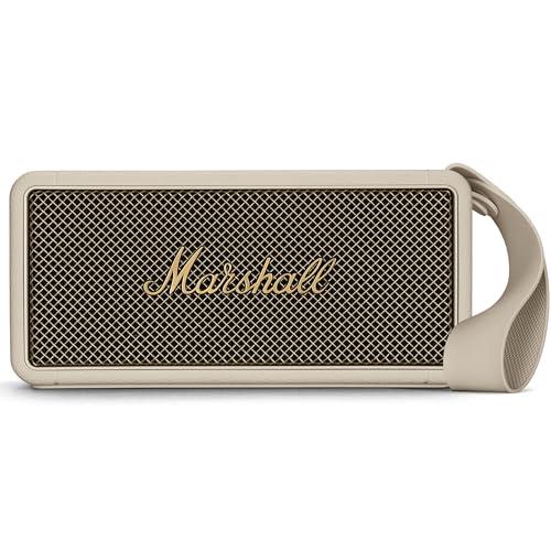 Marshall Middleton Altoparlante Bluetooth wireless portatile - Oltre 20 ore di riproduzione portatile - Impermeabile IP67 - Crema