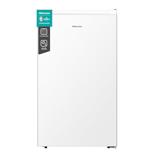 Hisense FV78D4AWE Congelatore verticale monoporta da libera installazione, 3 Cassetti, Classe E, Capacità netta 65 Litri, Bianco