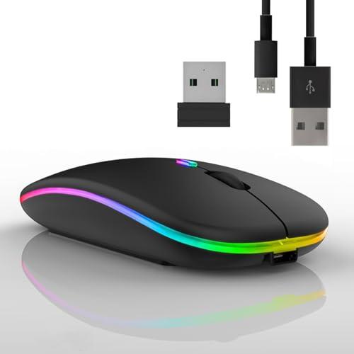 Vinmooog Mouse Wireless Ricaricabile