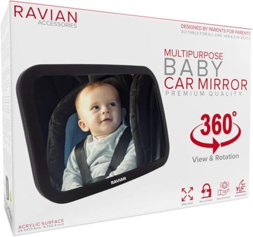 Specchietto Retrovisore Bambini per Auto, Vista Cristallina e Sicura