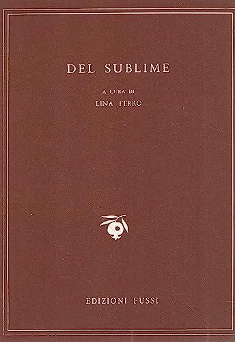 Del sublime - Biblioteca universale Rizzoli