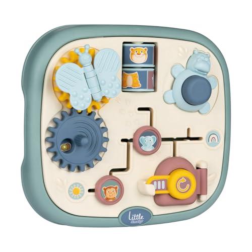 Smoby Little Smoby Activity Tablet - Gioco educativo 5 in 1 per bambini da 1 anno