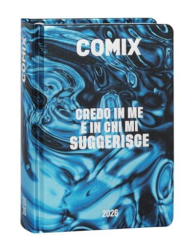 COMIX - Diario Mini Giornaliero 16 Mesi, Metal