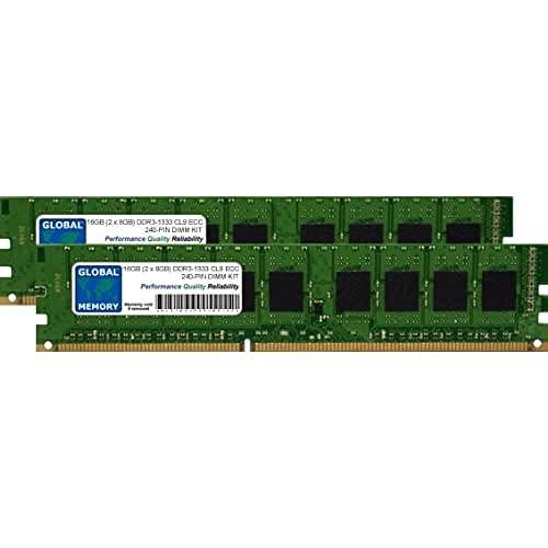 Kit Memoria RAM ECC DDR3 16GB (2x8GB) 1333MHz PC3-10600 UDIMM