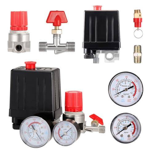 HSEAMALL Pressostato Compressore Aria Valvola 220V