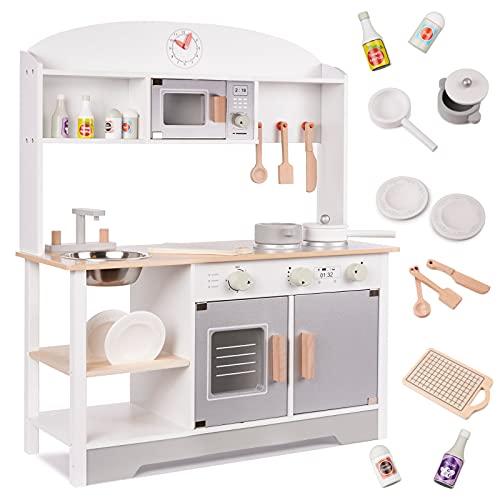 Cucina per bambini in legno con forno e lavello (modello 4)